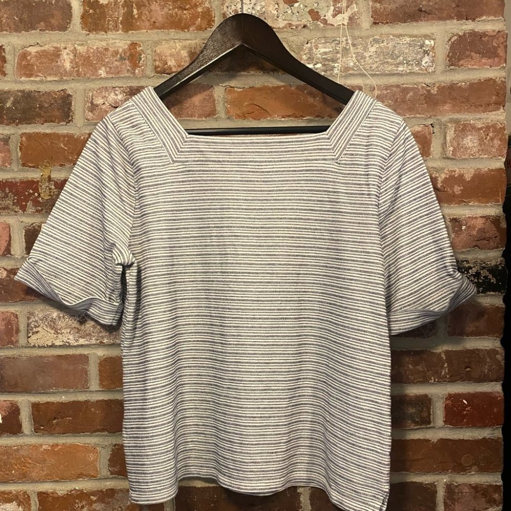 Talbots stripe top - Picture 3 of 4